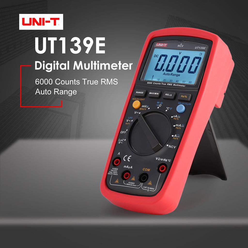 Ut93 Multimeter E-Tools UNI-T UT139E Digital Multimeter RMS AC/DC Voltmeter LPF Filter ...
