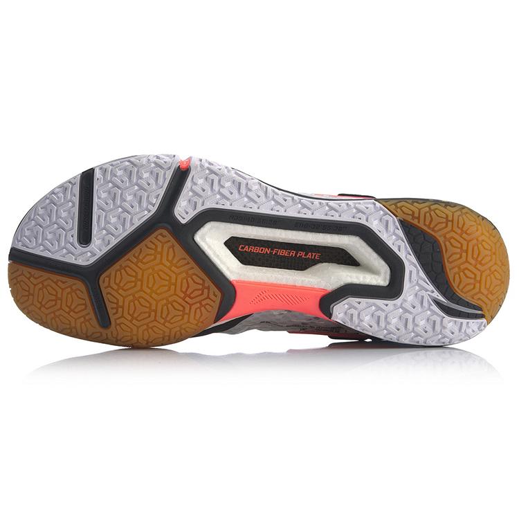 New LINING Quick Start Badminton Shoes Men Low Top Gray Black AYAQ009-1