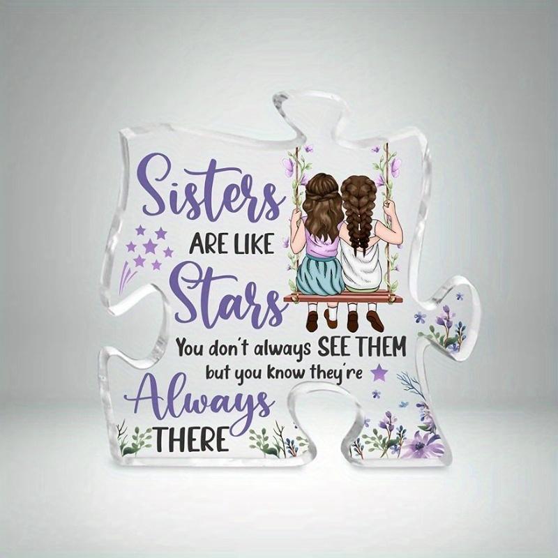

Sisters Jigsaw Puzzle - Acrylic Birthday Gift with Photography Utility чистый