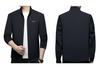 Stylish Stand-Up Collar Jacket for Middle-Aged Men - 2026 Spring Korean Business Casual