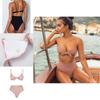 Premium Quality High Waist Swimwear For Women Featuring Elegant Push Up Padded Bikini Set