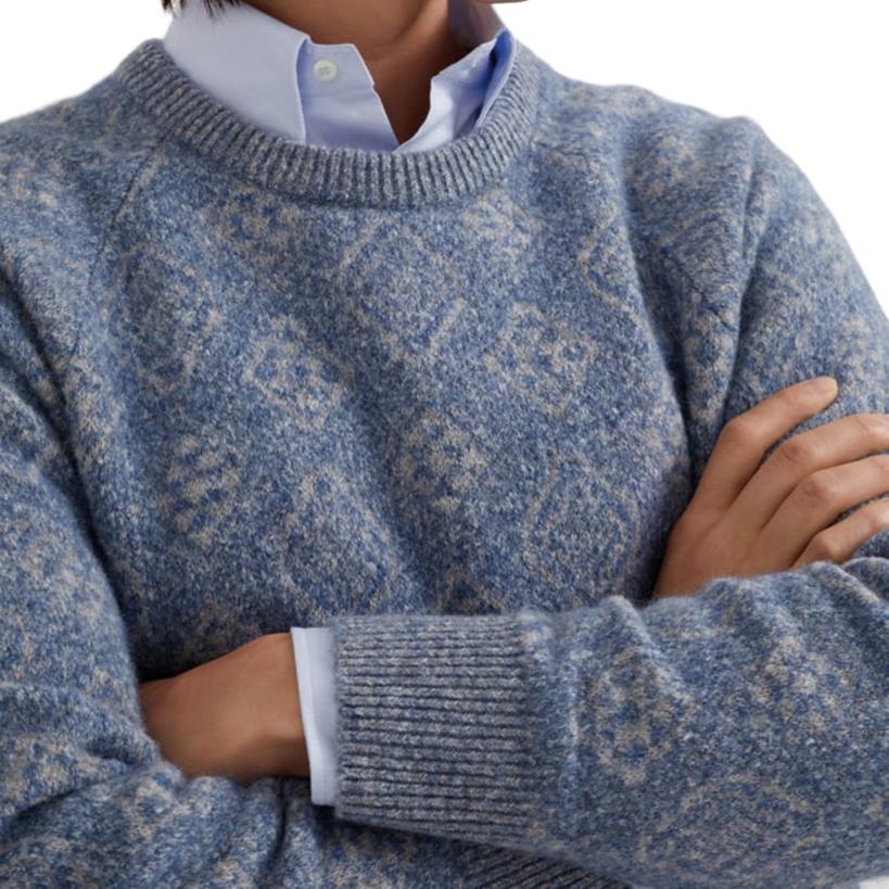 Brunello Cucinelli Patterned Crewneck Jumper MSO708500-CIA04