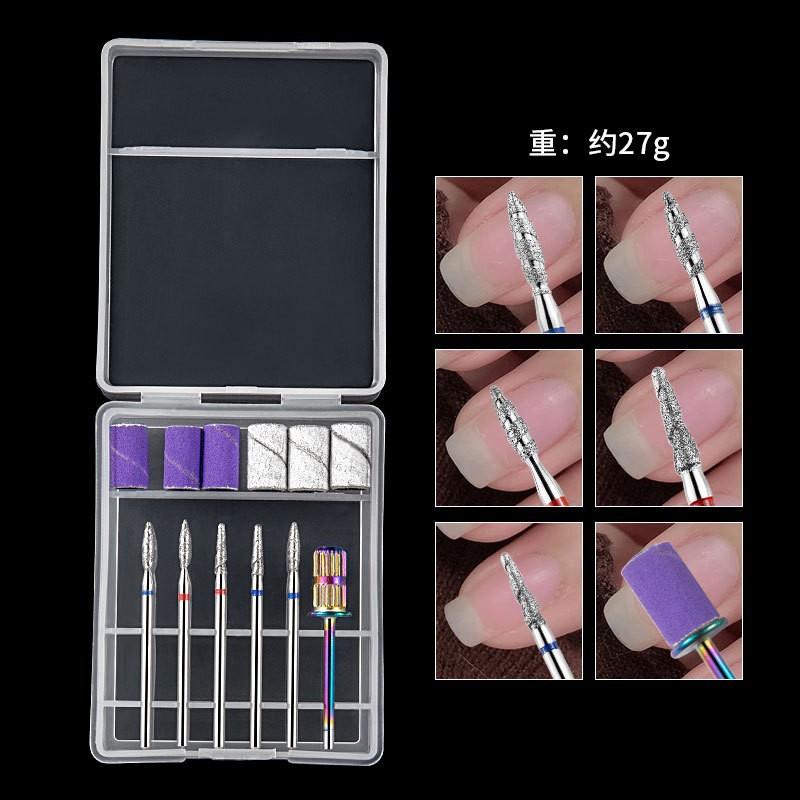 Nail Art Remover Grinding Head, Ceramic Stainless Steel Universal Grinding Head Polishing, Quick Nail Remover Grinding Tool
