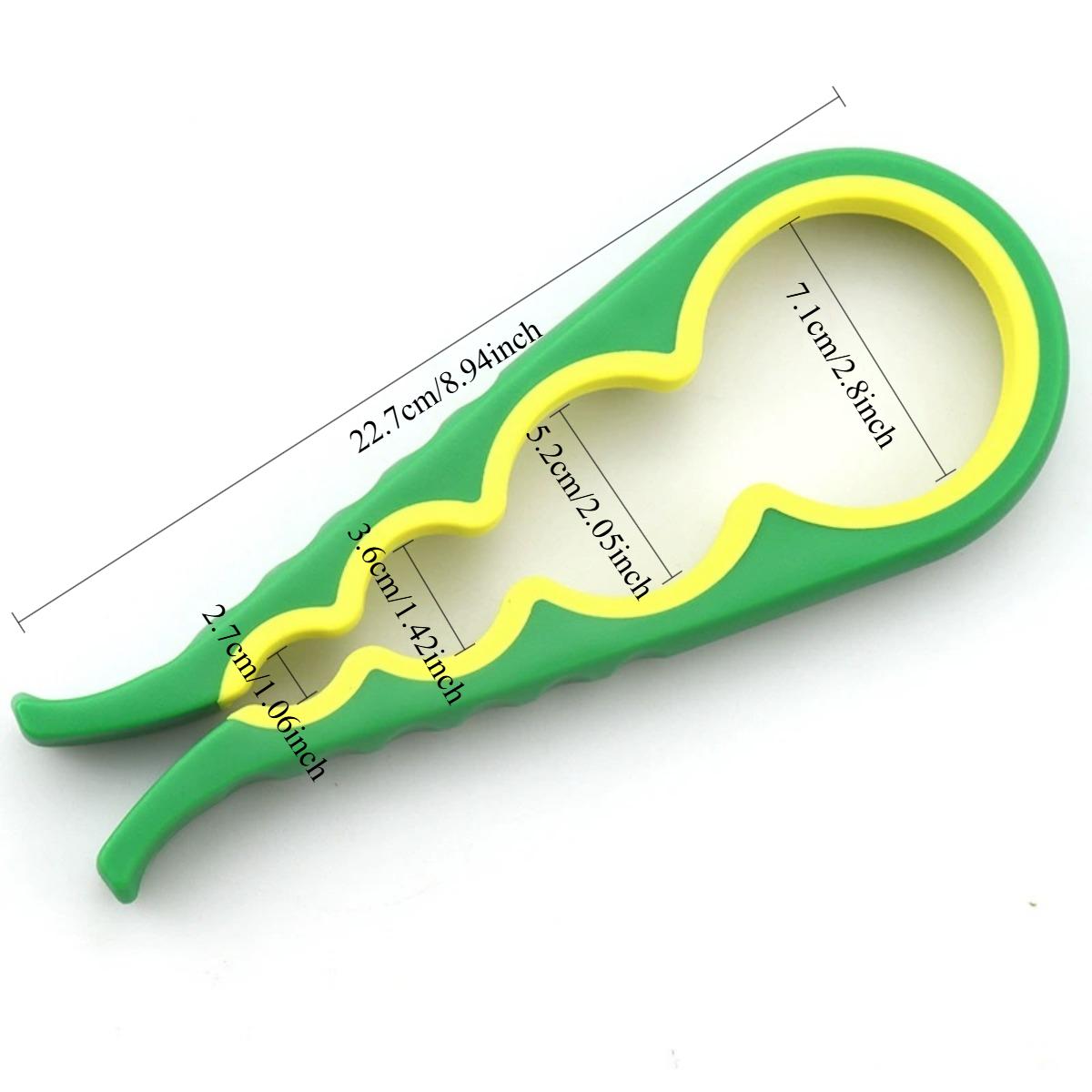

Открывалка для банок Mutil Jar Opener Get Caps Easy Opener Открывалка для банок Открывалка для бутылок и консервных банок для слабых рук, пожилых людей с артритом и тех, у кого слабая сила жёлтый/зелёный