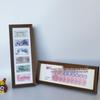 Black Walnut & Sandalwood Photo Frame: Red Envelope Display, New Year Wooden Gift, Desktop Decor.