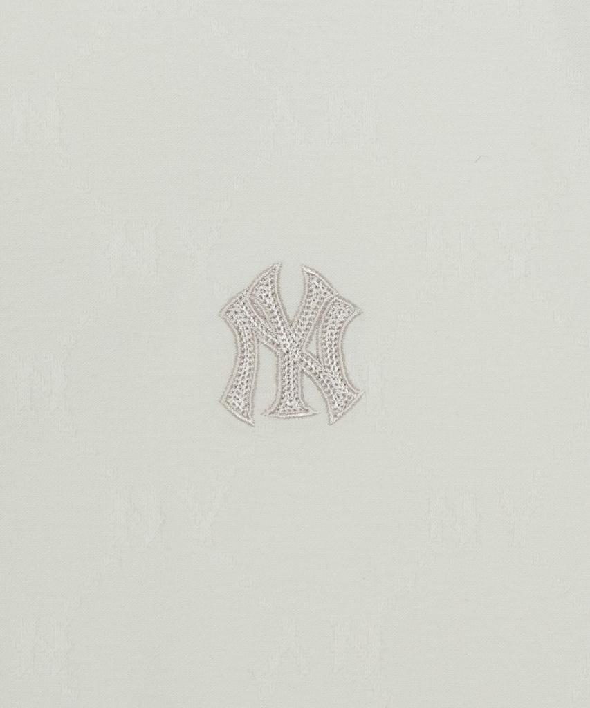 Emelbi Diamond Monogram Tone-Tone Jacquard Oversized Short Sleeve T-Shirt Ny (Ivory)