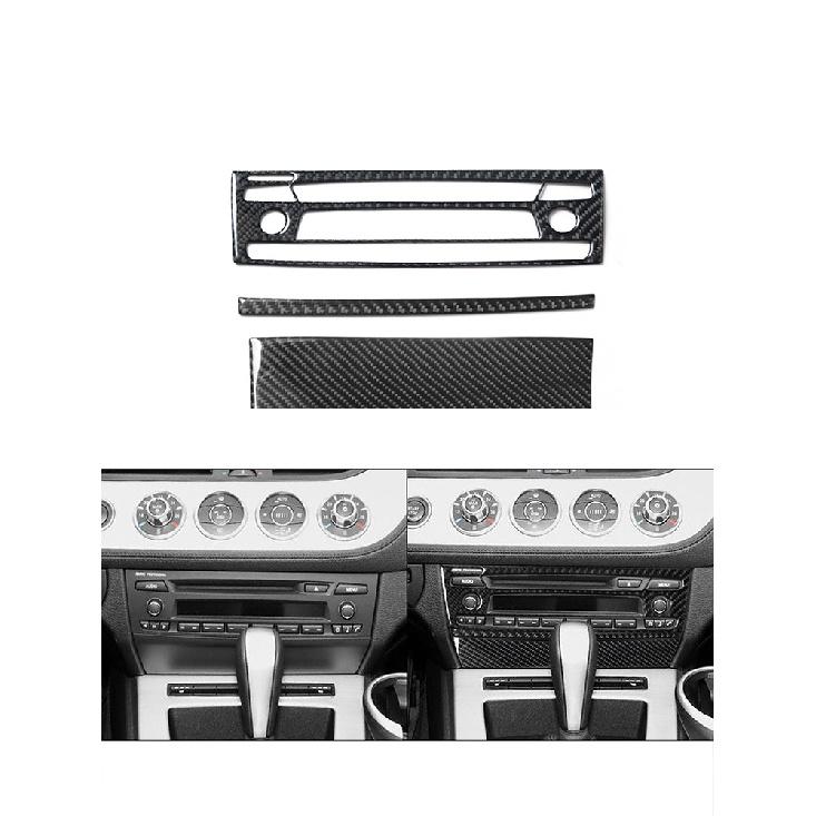 Car Styling Accessories Interior Carbon Fiber Overhead Console Wait Black Stickers Decorative Fit For BMW Z4 E89