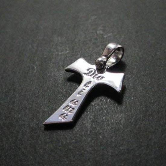 Tau Cross God Love You Pendant Silver Cross