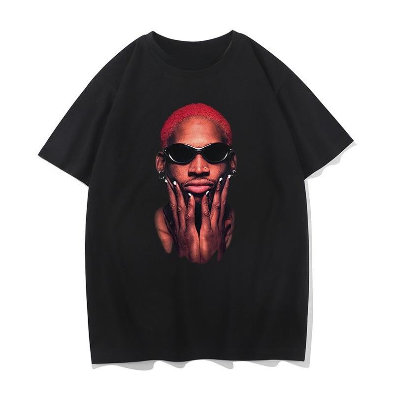 Shortsleeved Tshirt Trendy Unisexs Brand American Street Hiphop High Street Halfsleeve Base Layer