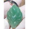 Used Jade nine-tailed fox sculpture pendant necklace natural stone made in India lucky charm amulet good luck power stone