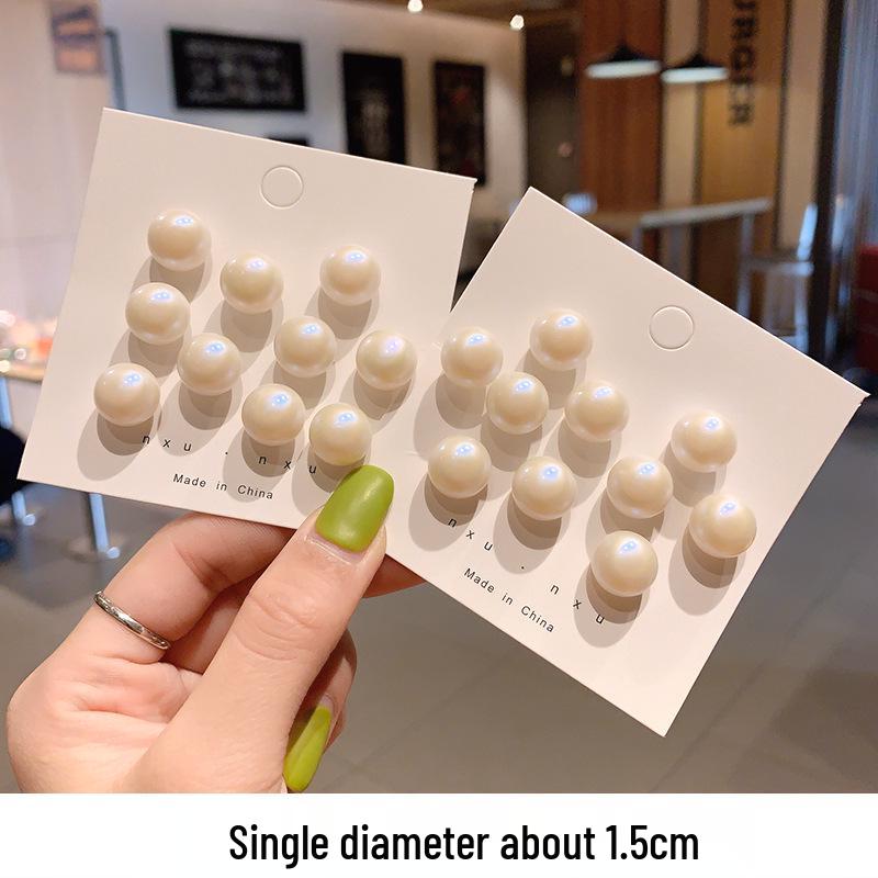 Pearl Smiley Face Brooch Pin - Cute Anti-Exposure Women's Collar Accessory