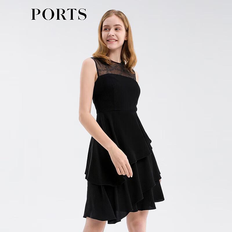 

PORTS Женское платье из марлевой ткани в стиле пэчворк с асимметричным подолом XS (US 2)