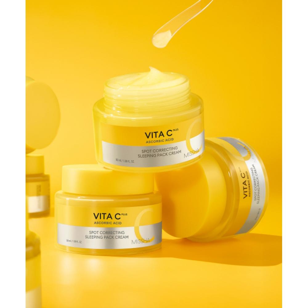 Missha Vitamin C Plus Sleeping paCk Cream