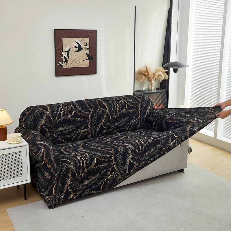 Stretch Milk Silk Printed All Inclusive Universal Sofa Cover Sofa Cover
