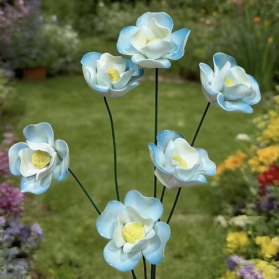 Bee Watering Station, Ceramic Flower Shaped Bee Waterer, Vivid And Realistic Home Decor, for Garden Patio Lawn