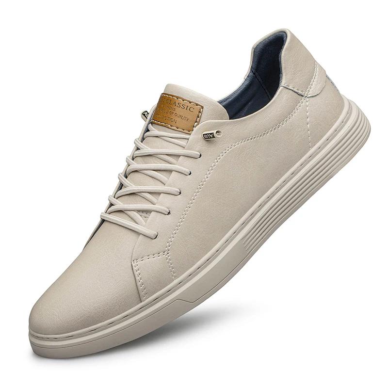 Italienische Marke Schwarze Herren Echtleder Schuhe Lässige Herrenschuhe Herren Schnürschuhe Flache Sneakers Luxusschuhe für Herren