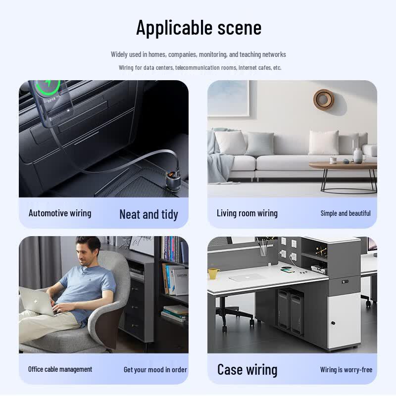 BIAZE Self-Adhesive Cable Organizer Clips