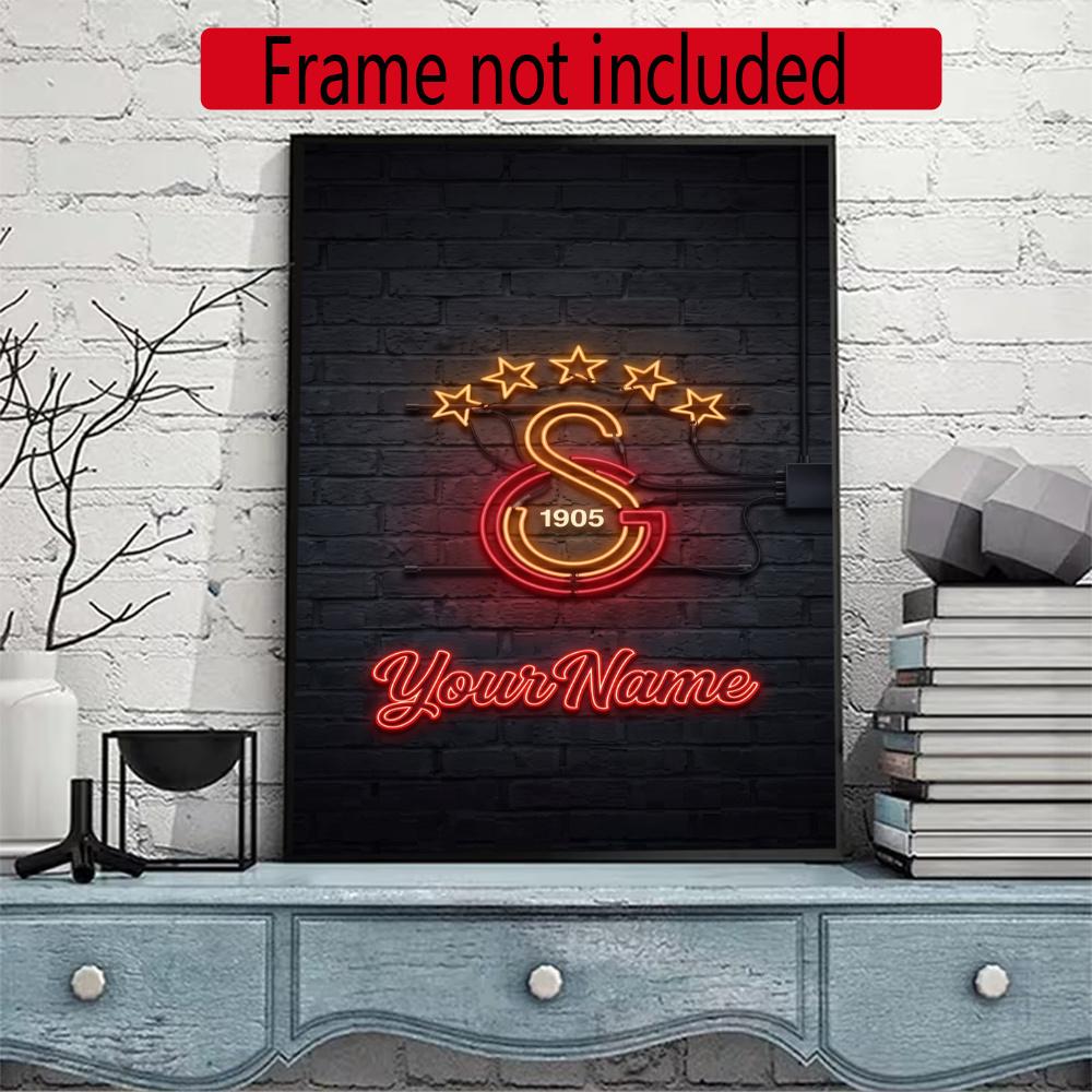 Galatasaray Personalized Name Diamond Paintings Mosaic Wall Round Diamond Art Painting Kits Embroidery Crystal Accessories Frameless