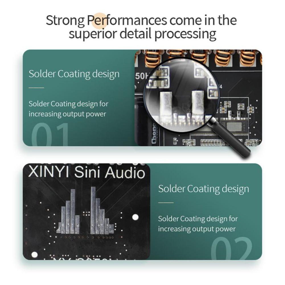 XY-S350H Subwoofer Module App Control 220Wx2+350W Amplifier Board TPA3251D2 2.1 Dual Channel Audio Stereo BT5.1 HiFi Modulator