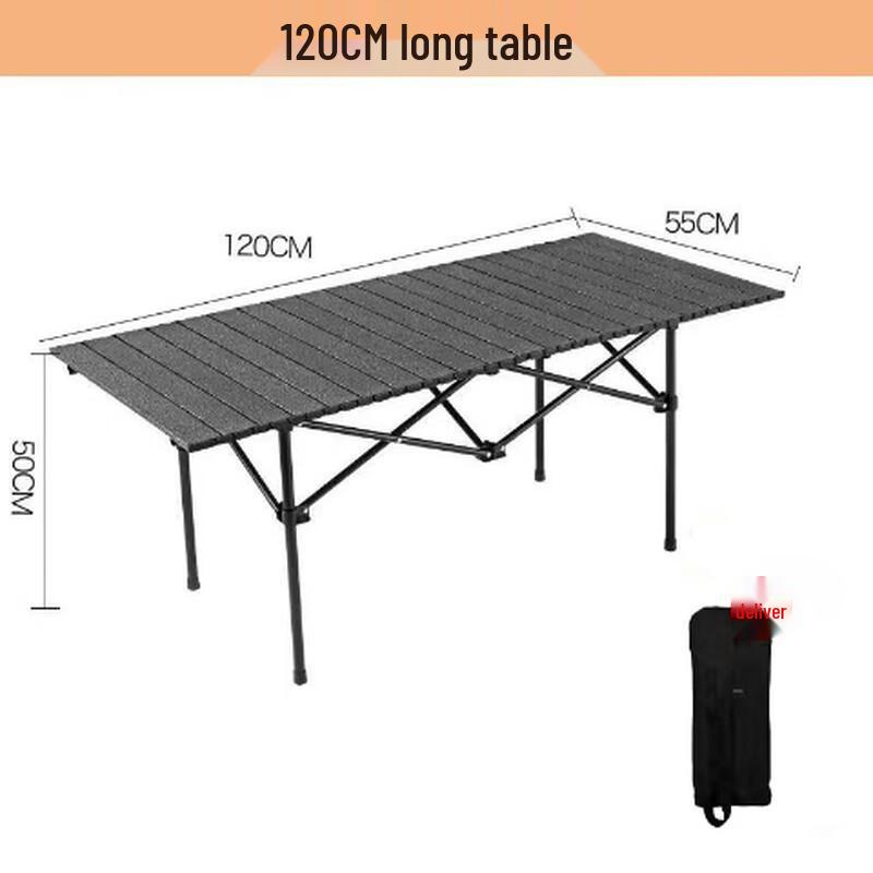 Zhishi Portable Roll-Up Camping & Picnic Table