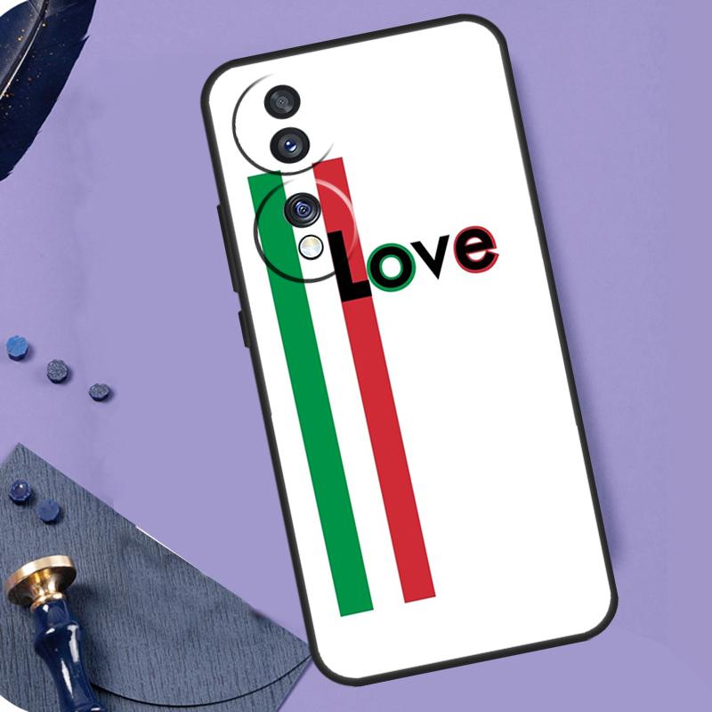 Italy Flag Vintage Italian Case For Honor 400 200 Pro 50 70 90 X9a X9b X9c X9d X8a X8b X8c Magic 7 Lite 5 6 8 Pro Coque