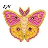 Moth Clothing Accessory Vintage Enamel Brooch, Cartoon Insect Alloy Lapel Pin, Men Jewelry Women Accessories for Suit Dress Coat Scarf Retro