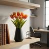 Handmade Artificial Tulip Flowers Realistic Fake Flower Simulation Big Tulip  Dining Table