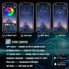 Flexible EL-Drahtlichter mit App-Steuerung Ambiente-Atmosphäre Streifenlicht Dekorative Lampen 12V Auto Innenraum Neon RGB LED-Streifen
