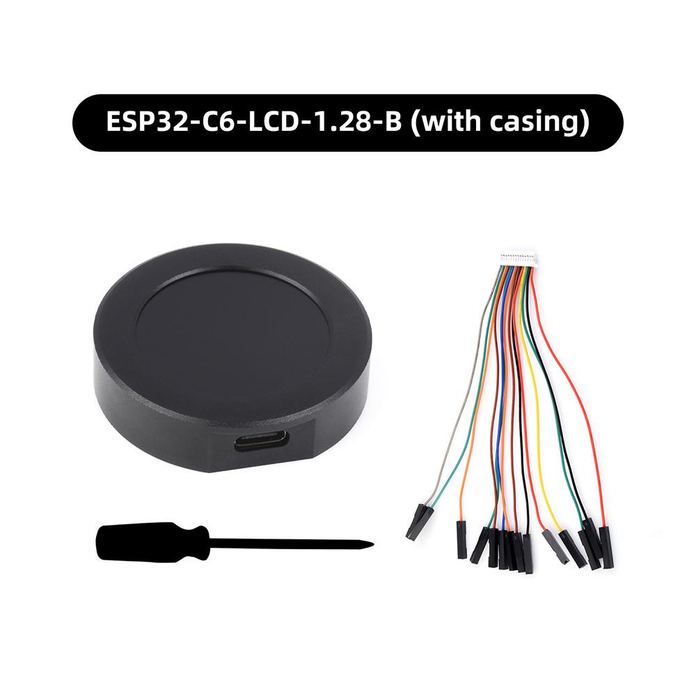 160MHz ESP32 C6 IoT Development Board 1.28 Inch IPS Color Screen QMI8658 Sensor PCF85063 RTC Chip Wireless Communication Module