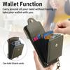 For iPhone 14 Pro Case Compatible with MagSafe Ultra Thin Card Holder PU Leather Coated TPU Cover