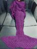 Mermaid Blanket Bedroom Warmth Winter Knitted Blanket Adult Home Furnishings