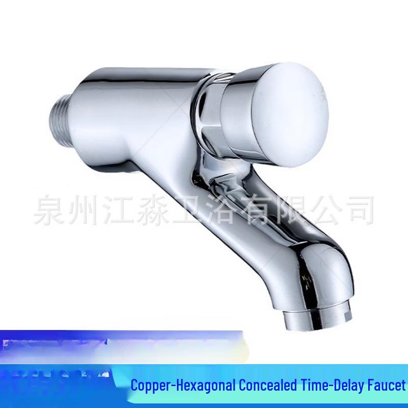 Commercial Wall-Mounted Delay Basin Faucet