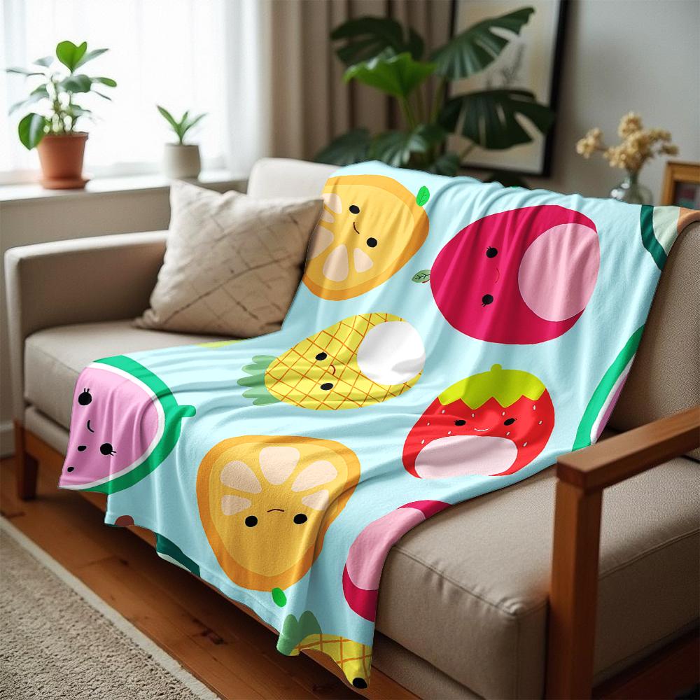 1PC Squich Cute Mallow Ultra Soft Sherpa Fleece Blanket Fluffy Warm Halloween Cozy Throw for Sofa Couch Bedroom Gift All Season