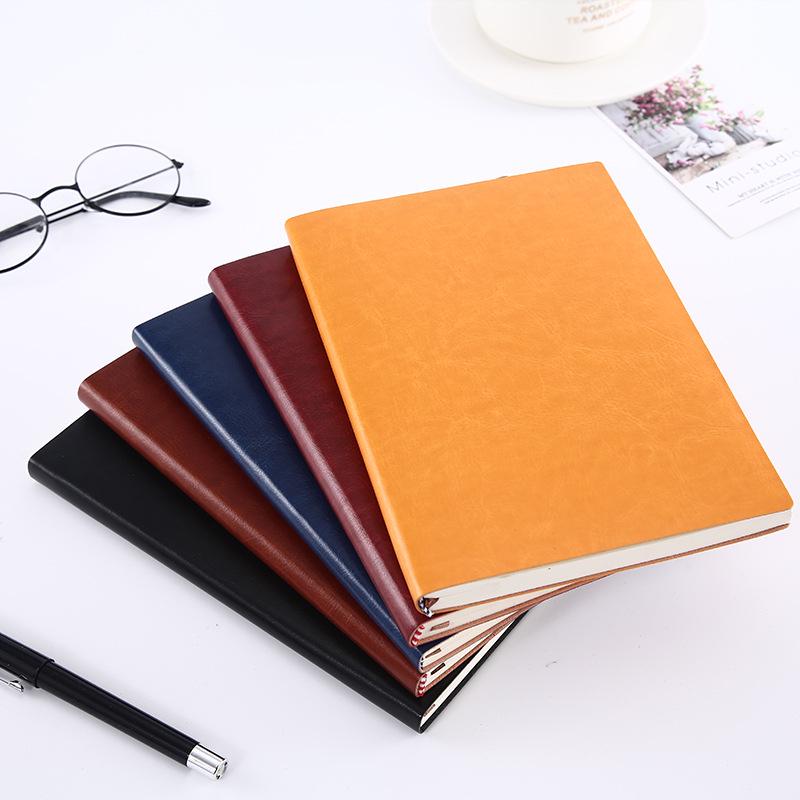 Luxus A5 Notizbuch und B5 Notizblock Geschenkset mit PU Softcover und anpassbarem Logo