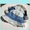 Vintage Japanischer Stil Denim Fischerhut Für Damen Sonnenschutz Eimerhut
