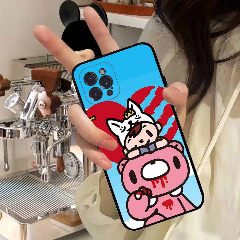 Cute G-Gloomy B-Bear For IPhone 17 16 15 14 13 12 11 Pro Max 13 17Air Shockproof Soft Phone Cases Coque