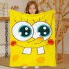 SpongeBob SquarePants Knee Blanket Throw Blankets for Winter Microfiber Oversized Baby Lightweight Flannel Sofa Decoration