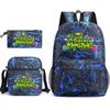 Monster Concert My Singing Monsters Three-Piece Schoolbag Backpack Large Capacity Student Schoolbag