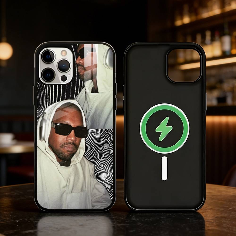 Funny Singer Kanye West Ye Clear Phone Case For iPhone 17,16,15,14,13,12,Plus,Pro,Max For Magnetic Wireless Charge