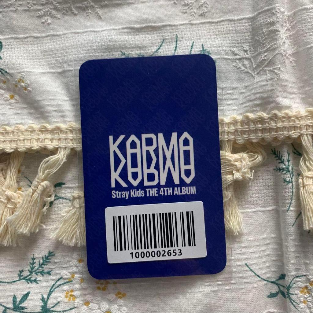 [USED] StrayKids KARMA Fans Changbin Purchase Bonus Trading Card