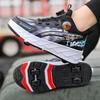 Classmate Boys' New Spring Girls' Sports Invisible Four-Wheel Retractable Roller Skating Children'S Runaway Shoes
