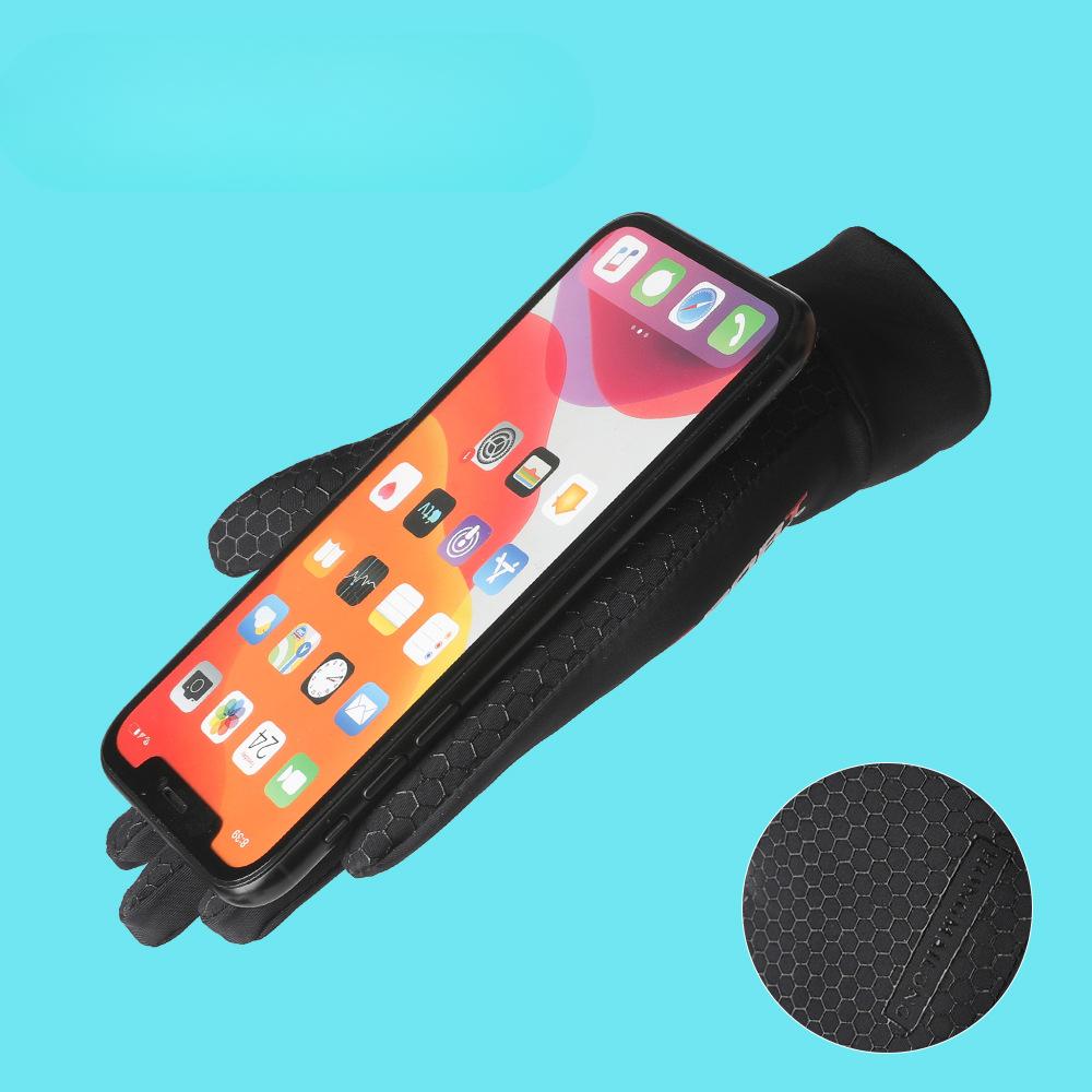 Children's Sports Gloves with Long Finger Breathable Outdoor Riding Thin Style Full Finger Elastic Ice Silk Sports Non Slip Sun Protection Gloves