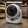 Electric Fan Heater Compact Tabletop White