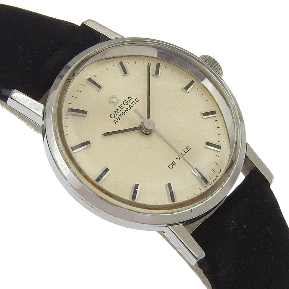 OMEGA De Ville Watches 565.005 De Ville Silver SilverDial Stainless Steel/leather Mechanical Automatic Analog display Women Used