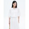 Pintuck Blouse White