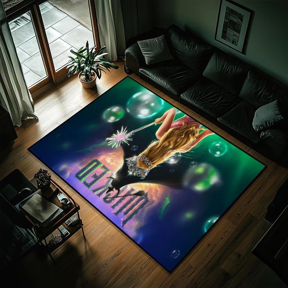 

Movie Wicked Magic Worldd Small Carpet Bedside Kitchen Bath Living Home House Bedroom Floor Mat Doormat Rug Decoration 40cm x 60cm