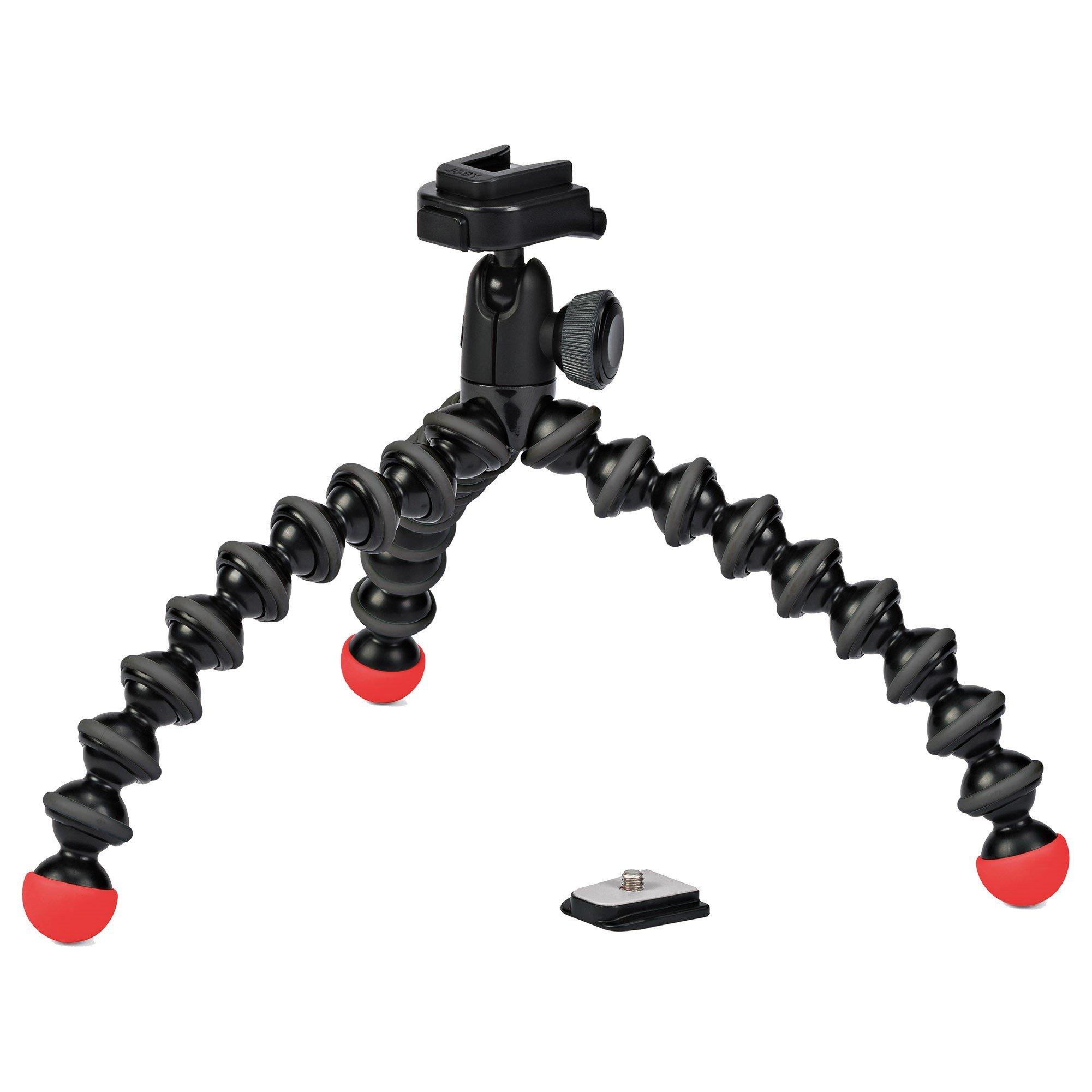 

JOBY Flexible Tripod Gorillapod Hybrid JP for Mirrorless Cameras, Black/Red, 014780
