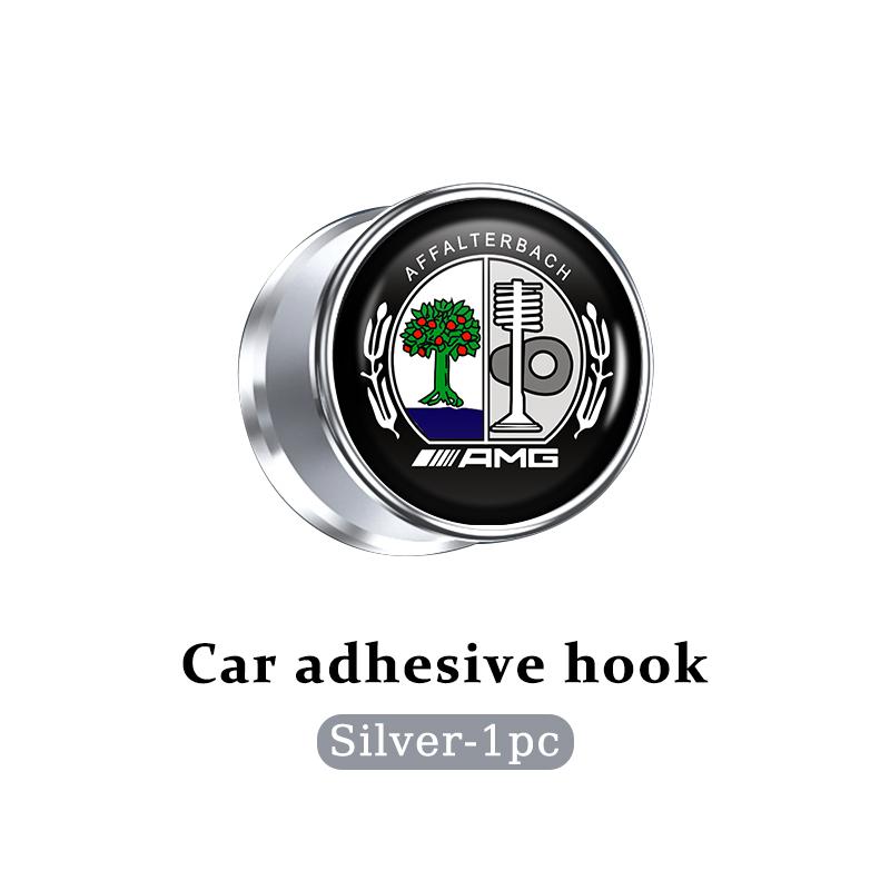 

Mini Circular Hook Bracket For Cars Data Cables Keys Storage For Mercedes Benz AMG A B C E S G Class A180 CLK CLA GLE GLC W212