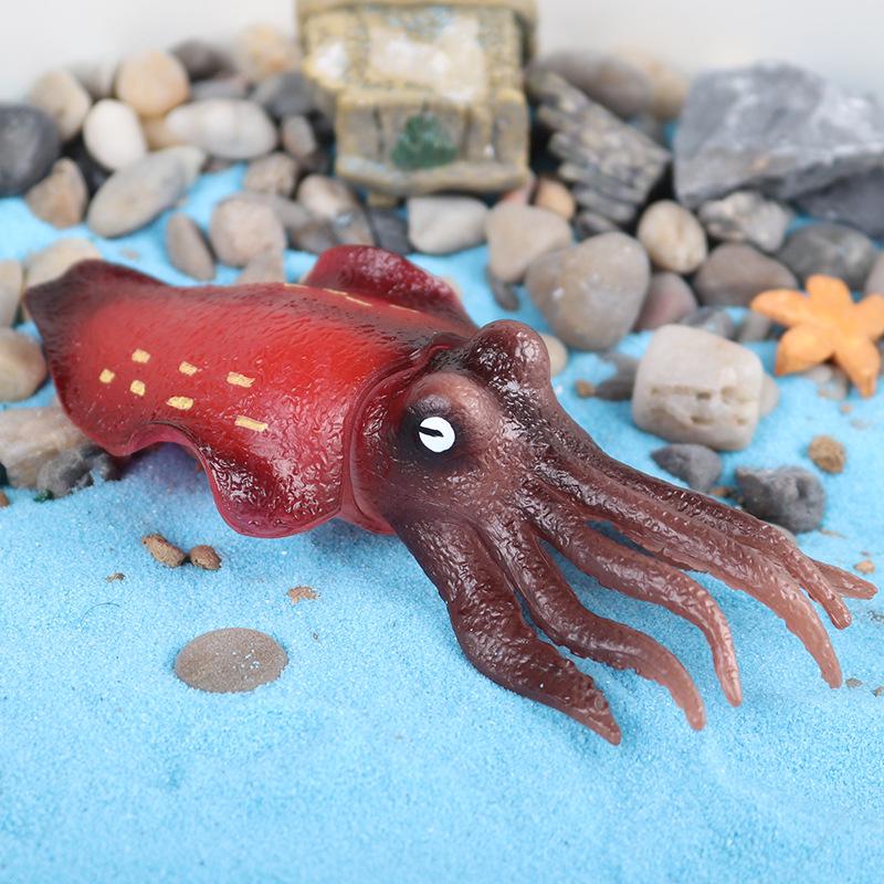 Underwater Squid and Octopus Toy - Marine Life Simulation Model for Kids