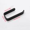 Non-punched Towel Rack Bathroom Rack Self-adhesive Bathroom Kitchen Towel Hand Towel Rack  toilet paper holder Black Towel Rack